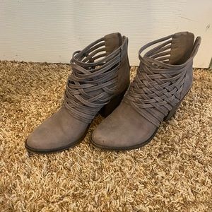 Gray Booties